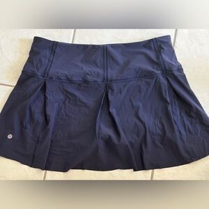 lululemon Navy Athletic Athletic Tennis Skirt SZ 12